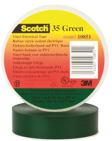 Tape Electrical 3-4 X 66 Grn