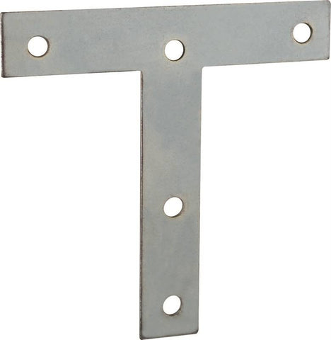 T-plate Steel 4x4in Zinc Pltd