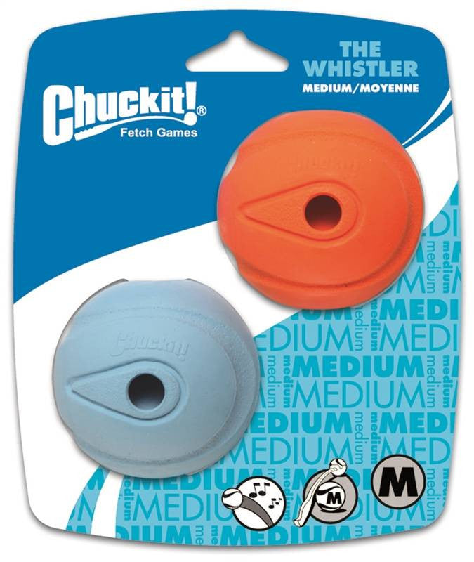 Ball Pet Whistler Medium 2pk