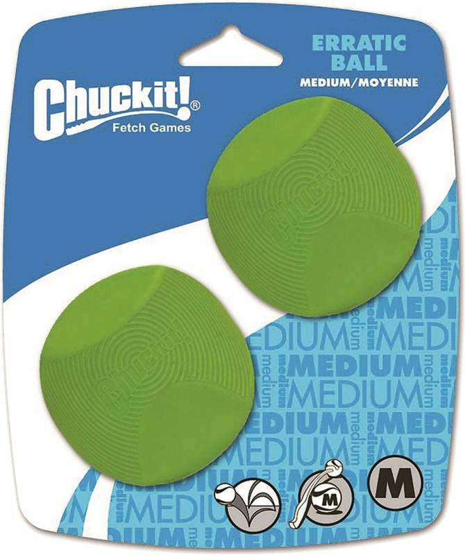 Ball Pet Erratic Medium 2pk