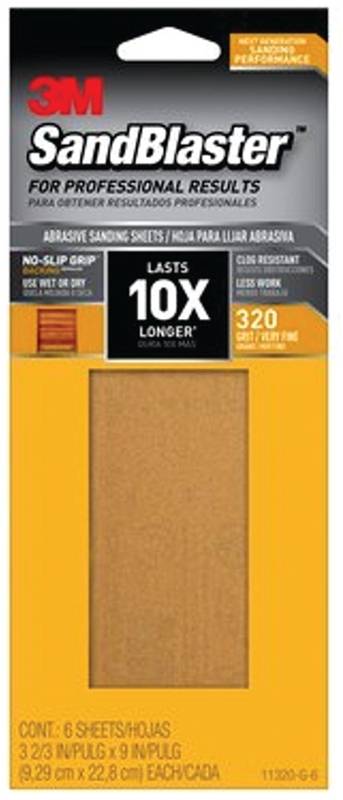 Sandpaper Grip 320 3-2-3x9in