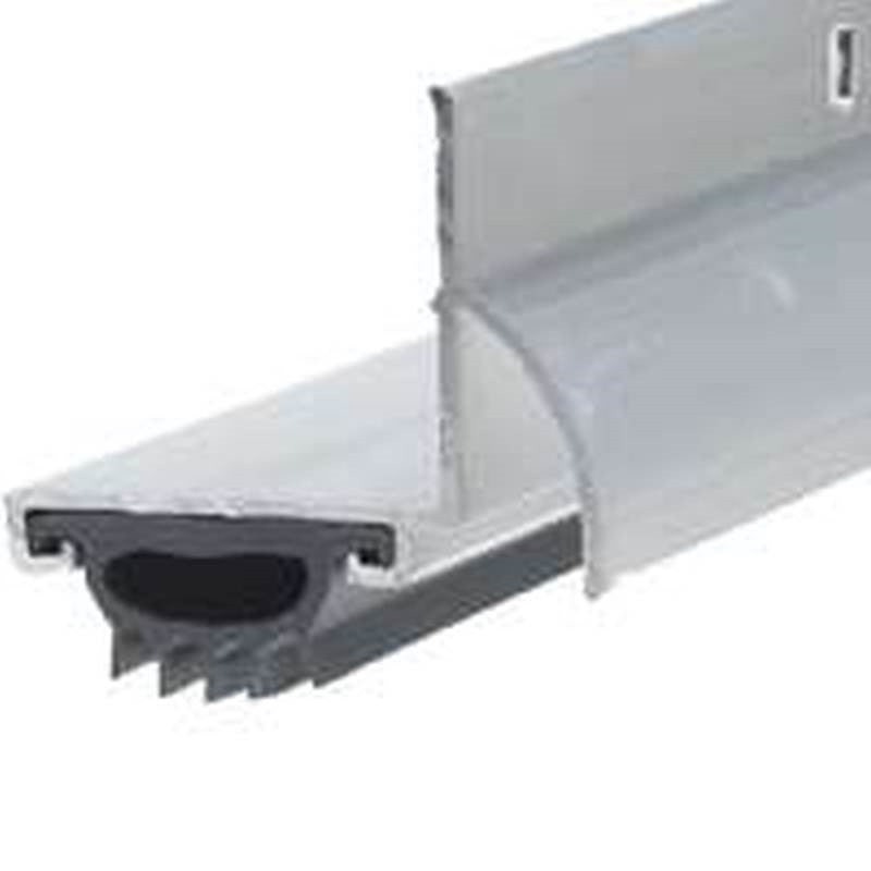 Door Bottom Alum Slvr 1-3-8x36