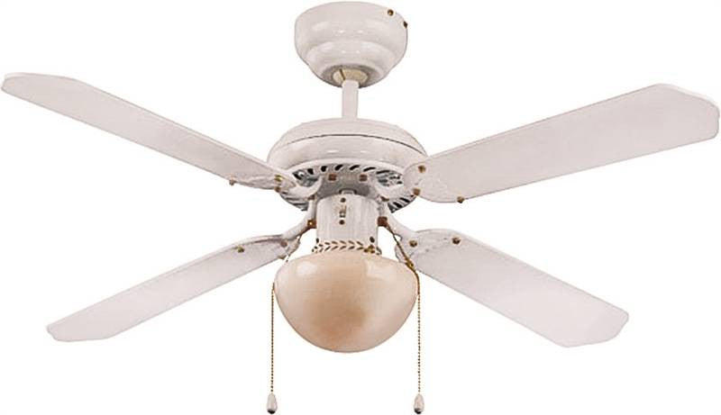 Fan Ceil 42in4bld-1lt Dnrd Wht