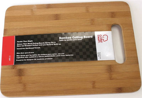 Cutting Board Bamboo 12-1-2in
