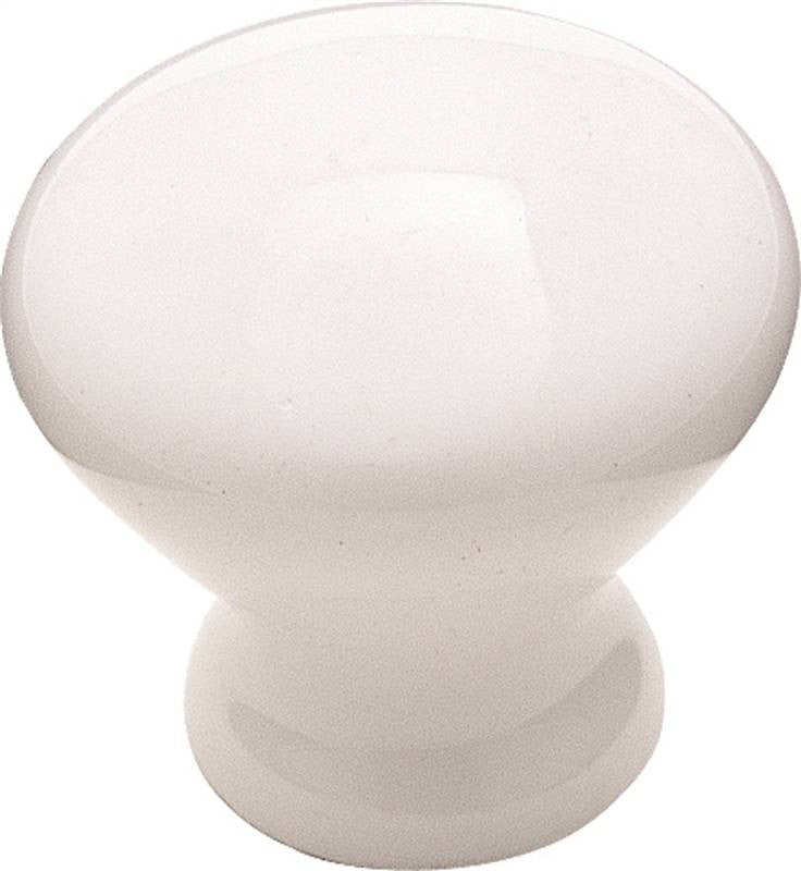 Knob Cabinet 1-5-16in Crmc Wht