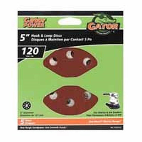 Gator 5in 8hole H-loop 120 5pk