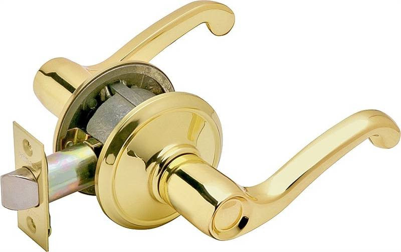 Flair Passage Lever Brt Brass