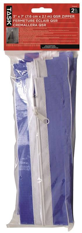 Zipper Qsr 3in X 7ft 2pack