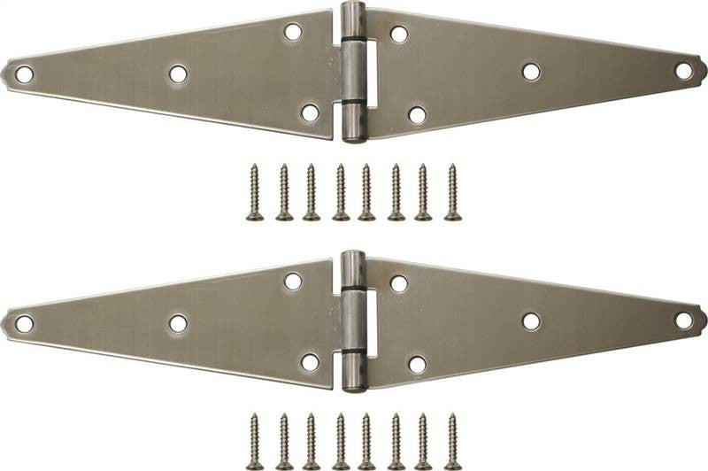 Hinge Strap Steel Ex-hd 4in Ss