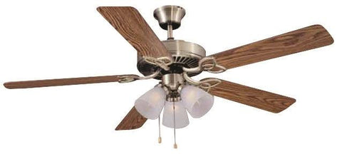 Fan Ceil 52in 5bld-3lt Dual Ab