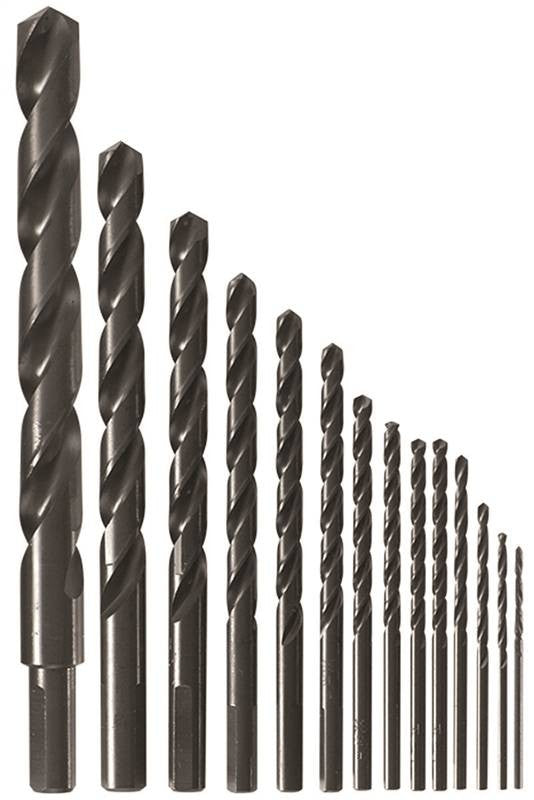 Drill Bit Black Oxide 14pc