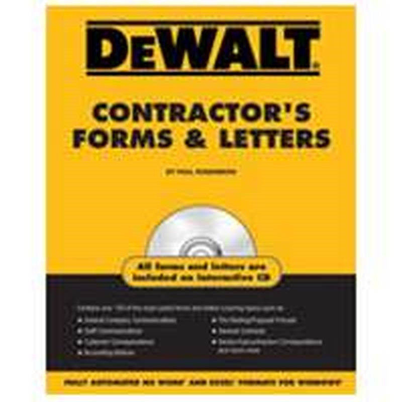 Book Form-letter Cntrc Dewalt