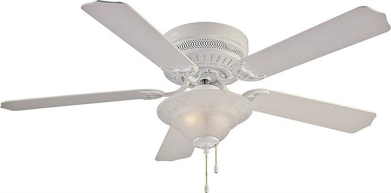 Fan Ceil Hugr 52in5bld-2lt Wht