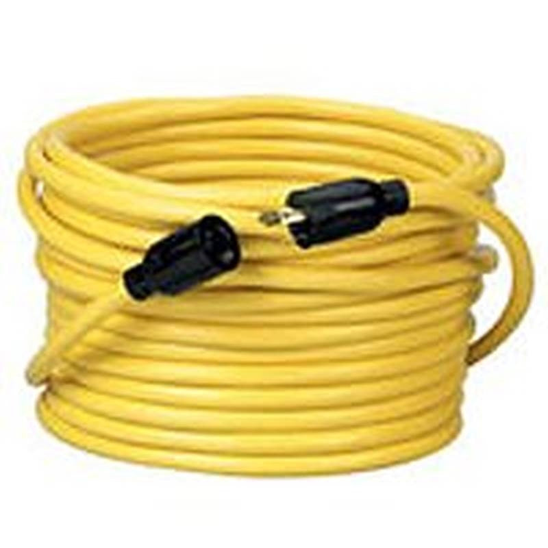 Cord Ext Twstlck 12-3x50ft Yel