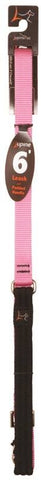 Leash Dog 3-4in 6ft Gum Pink