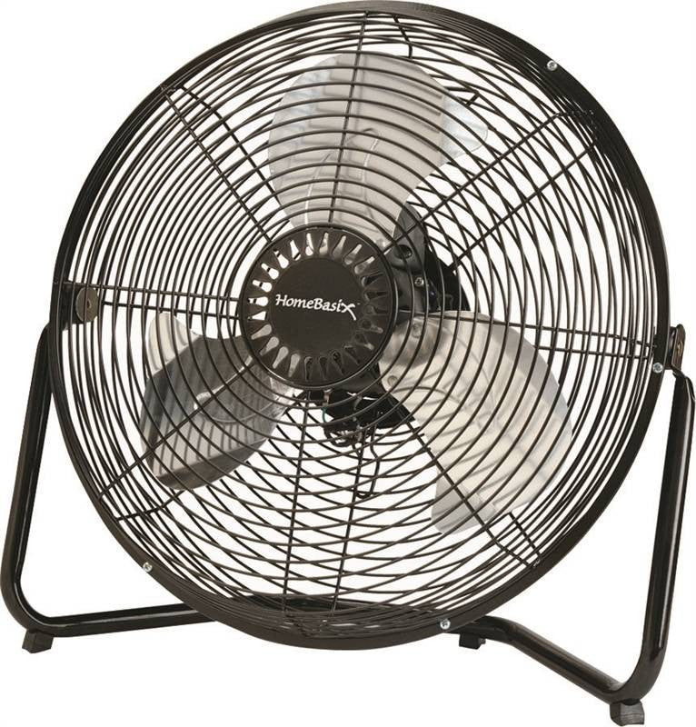 Fan Floor 3-speed 14in Black