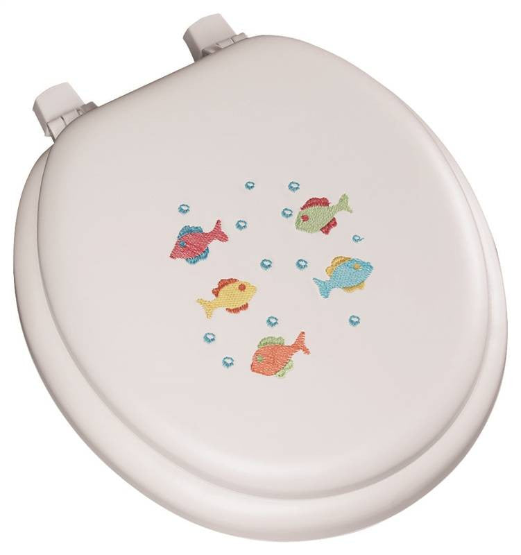 Toilet Seat Rnd Soft Fish