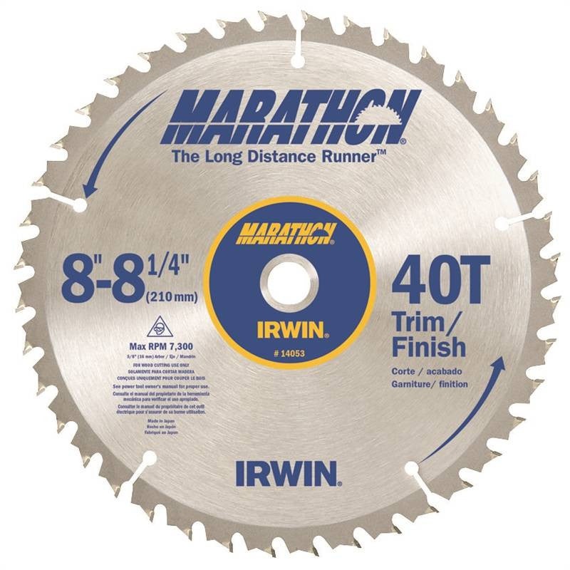 Circ Saw Blade 8-1-4 40t Trim