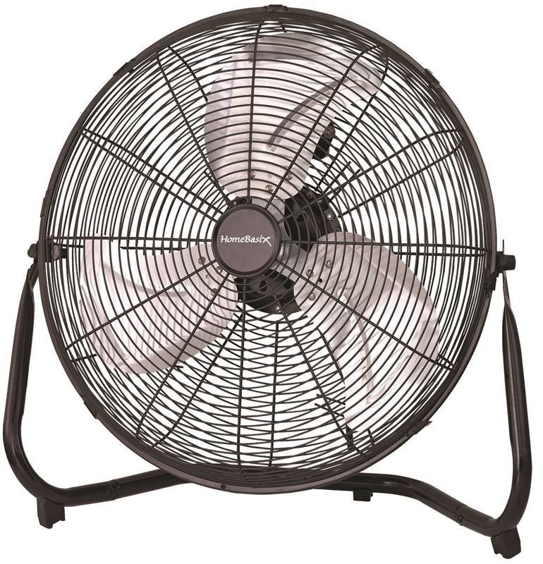 Fan Floor 3-speed 20in Black