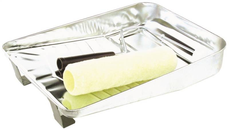 Roller Tray Kit 3pc Metal 9in