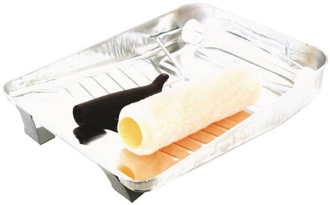 Roller Tray Kit 3pc Metal 9in