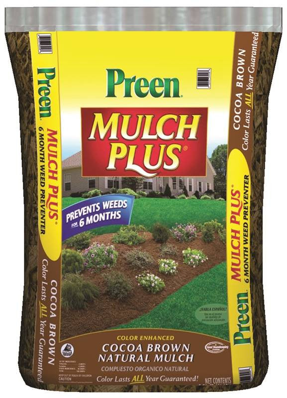 Mulch Preen Brown 2 Cubic Feet