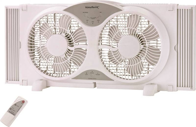 Fan Window Twin 2-speed 9in