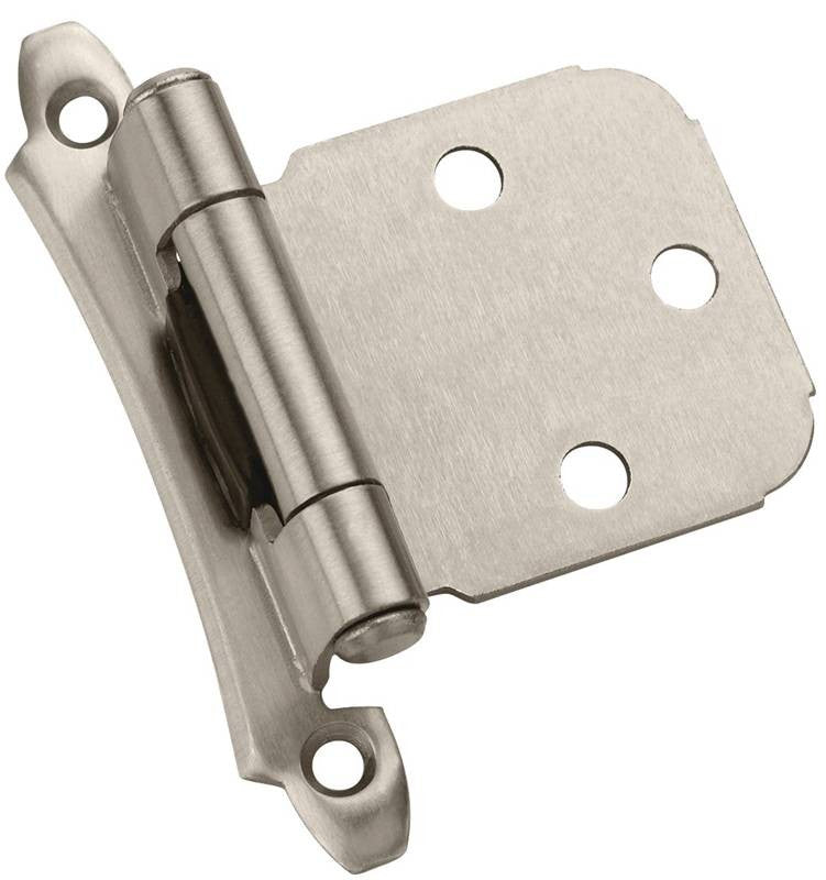 Overlay Hinge Satin Nickel