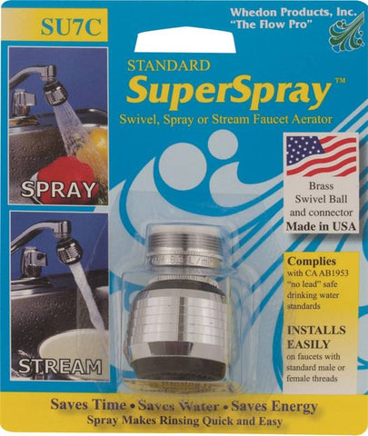 Faucet Aerator- Spray Swivel