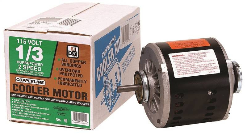 Motor Cooler 2spd 1-3hp Copper