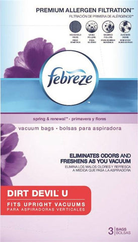 Vacuum Bag Febreze Dirtdevil U