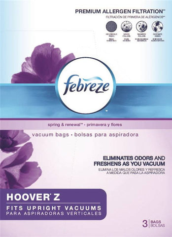 Vacuum Bag Febreze Hoover Z
