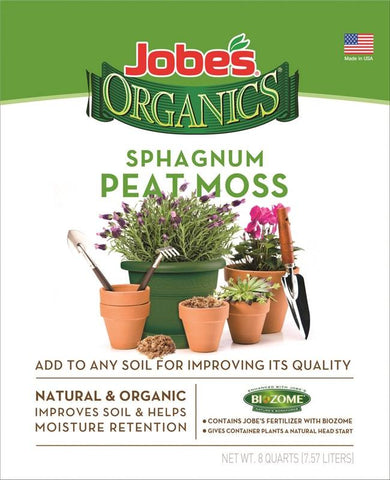 Peat Moss Sphagnum Organic 8qt
