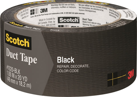 Tape Duct Black 1.88inx20yd