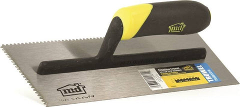 Trowel Notch V Angled 1-8in