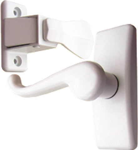 Set Lever Door Strom Wht 1-pk