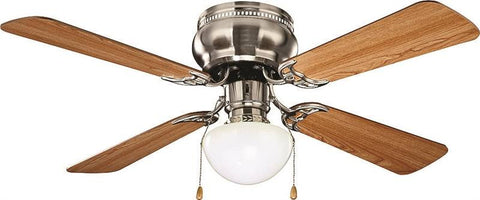 Fan Ceil 42in 4bld-1lt Hugr Bn