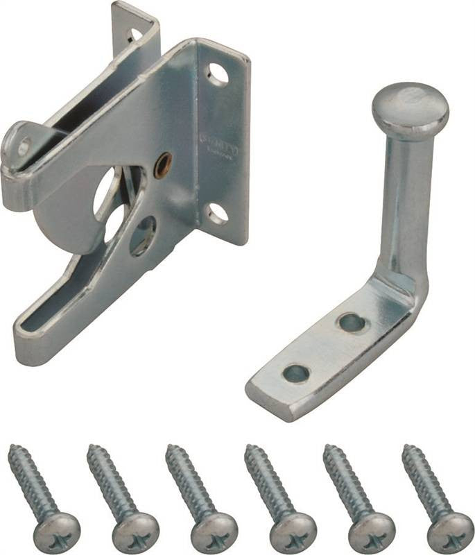 Latch Gate Outswing Stl Zn Plt