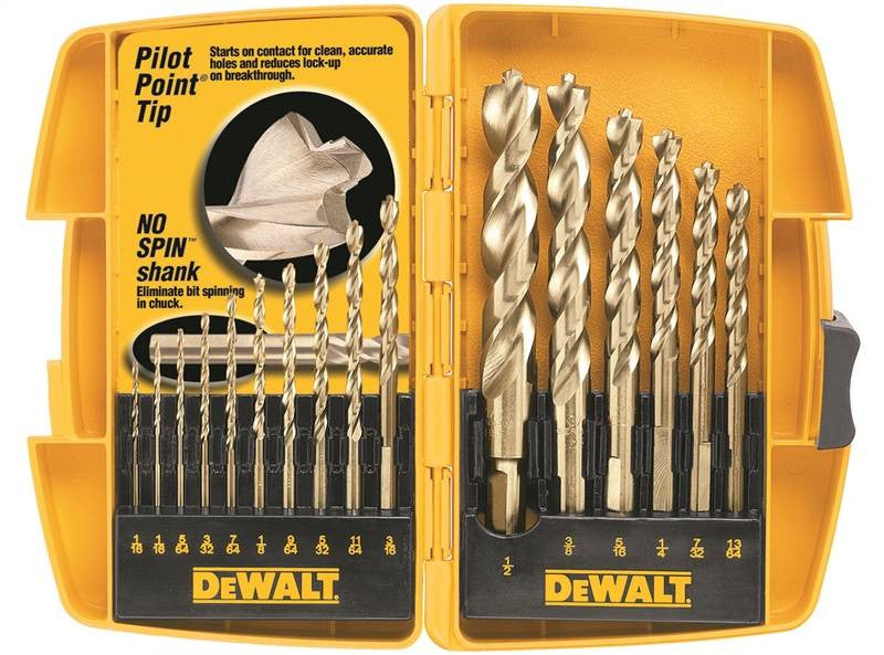 16pc Pilot Point Bit Set