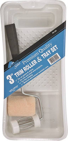 Roller Tray Kit 3pc Plstc 3in