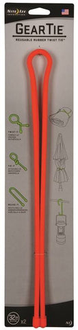 Tie Twist Rubber 32in Org 2pk