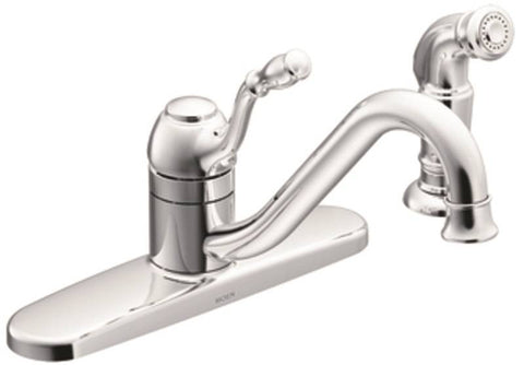 Kitchen Faucet Sngl Spray Chrm