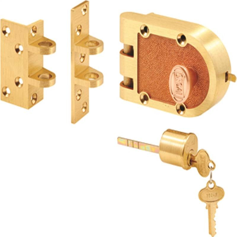 Deadbolt Sngl Cyl Sol Brz Jmpr