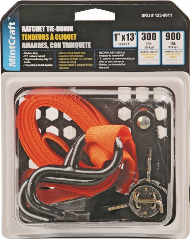 1inx13' Ratchet Tie Down Shook