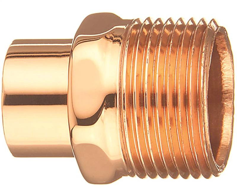 Adapter Male St Copper 1-2