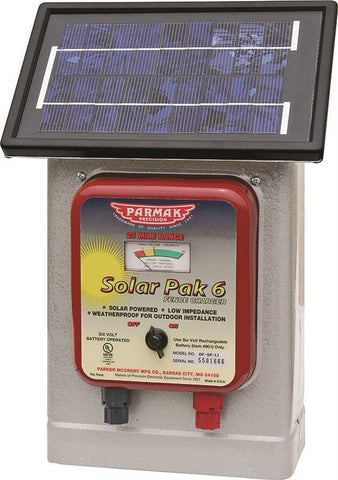 6v-solar 25mi U-l Fencecharger
