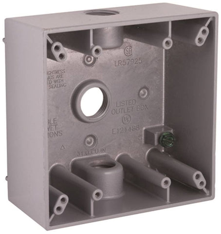 Box Outlet Alum 2g 32cu In Gry