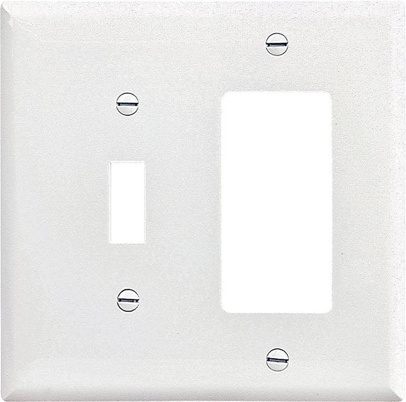 Wall Plate 2g Tgl-decr Mid Wht