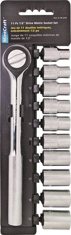 Socket Set 11pc 1-2drive Met