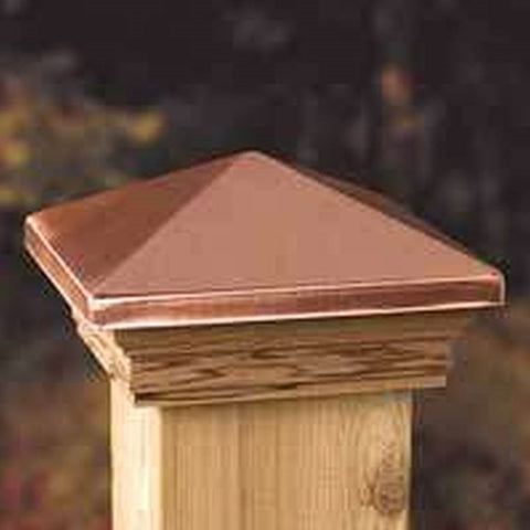 Post Cap 6x6in Cedar Copper